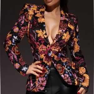 Novaluxe Embroidered Blazer